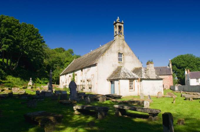 East Church viewed from the east before conservation work began